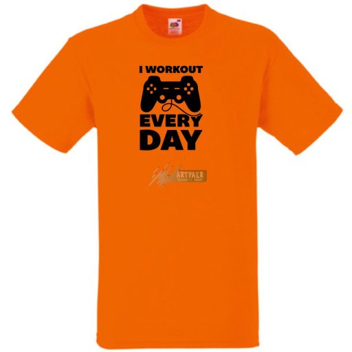 I Workout Ever Day férfi rövid ujjú póló