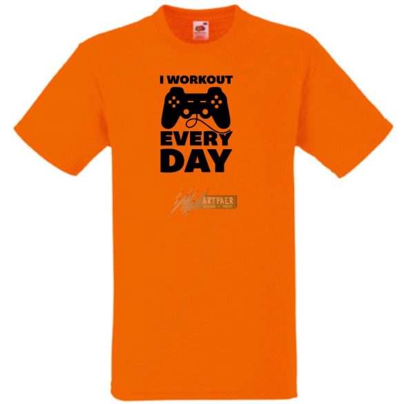 I Workout Ever Day férfi rövid ujjú póló