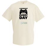I Workout Ever Day férfi rövid ujjú póló