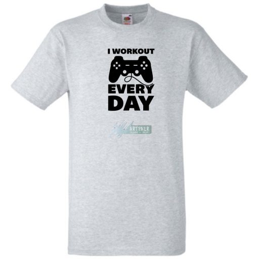 I Workout Ever Day férfi rövid ujjú póló