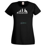 The Evolution of Mom női rövid ujjú póló