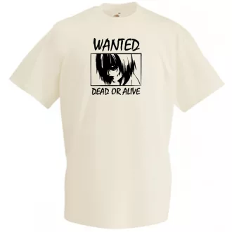 Anime Attack on Titan - Wanted férfi rövid ujjú póló