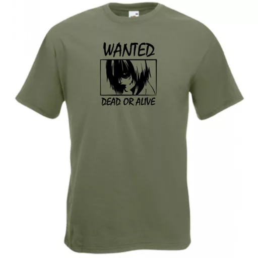 Anime Attack on Titan - Wanted férfi rövid ujjú póló