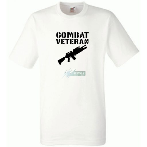 Combat Veteran férfi rövid ujjú póló