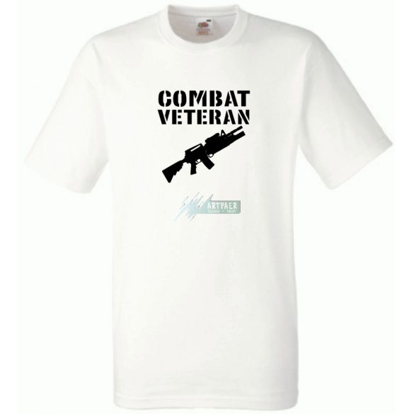 Combat Veteran férfi rövid ujjú póló
