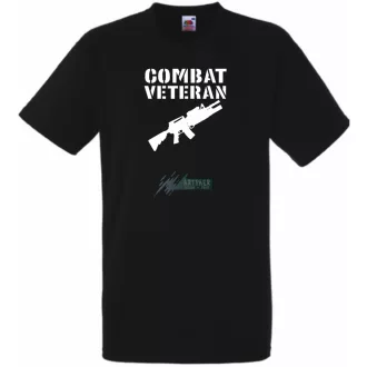 Combat Veteran férfi rövid ujjú póló