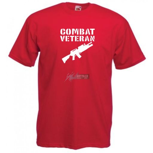 Combat Veteran férfi rövid ujjú póló