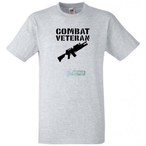 Combat Veteran férfi rövid ujjú póló