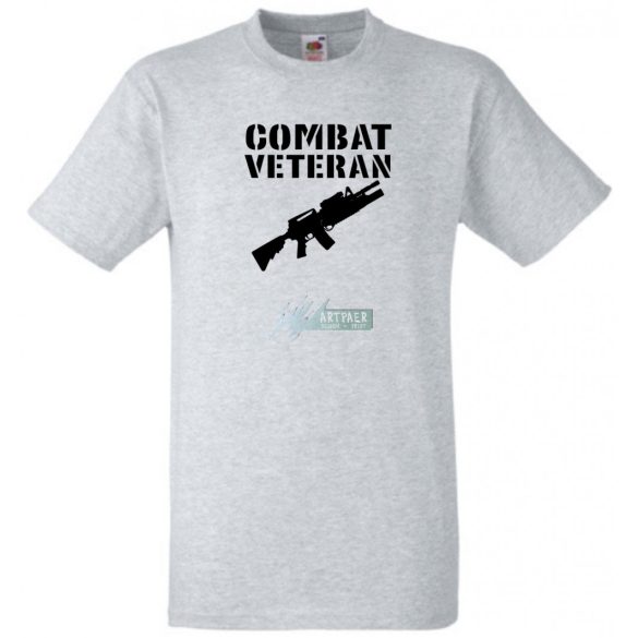Combat Veteran férfi rövid ujjú póló