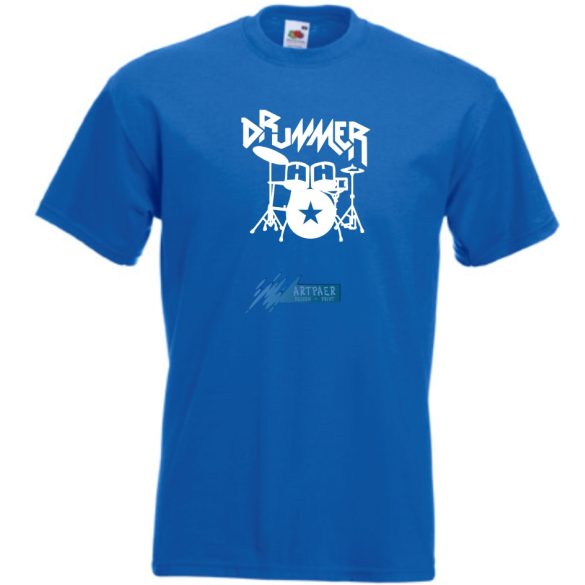 Drummer férfi rövid ujjú póló