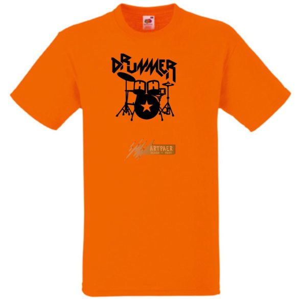 Drummer férfi rövid ujjú póló
