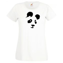 Panda face női rövid ujjú póló