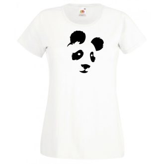 Panda face női rövid ujjú póló