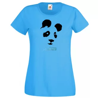 Panda face női rövid ujjú póló