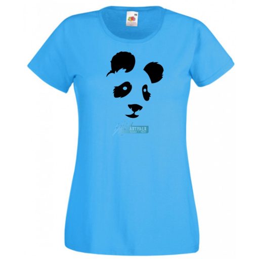 Panda face női rövid ujjú póló