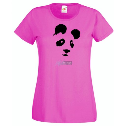 Panda face női rövid ujjú póló