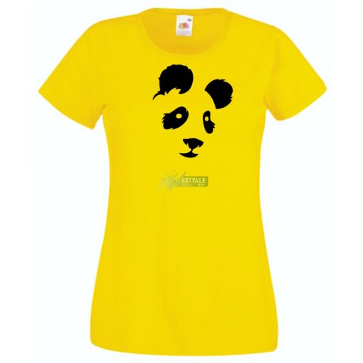 Panda face női rövid ujjú póló