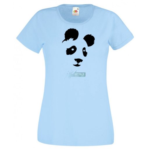 Panda face női rövid ujjú póló