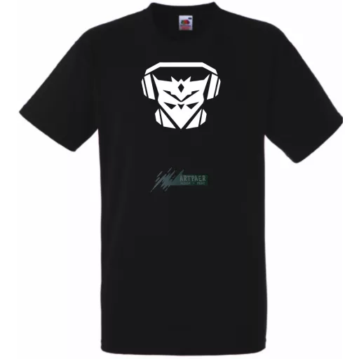 DJ Robotfej férfi rövid ujjú póló