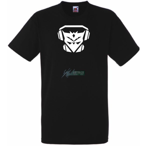 DJ Robotfej férfi rövid ujjú póló