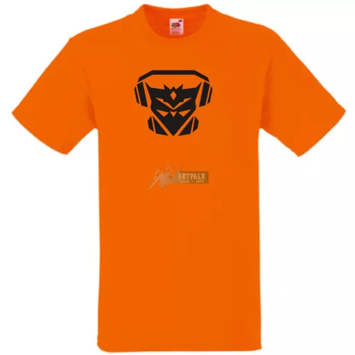 DJ Robotfej férfi rövid ujjú póló