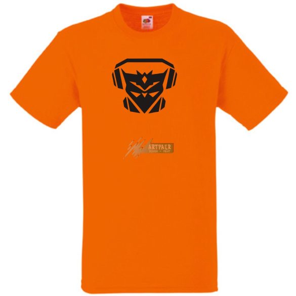 DJ Robotfej férfi rövid ujjú póló