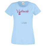 Violinist női rövid ujjú póló