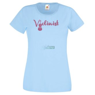 Violinist női rövid ujjú póló