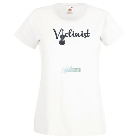 Violinist női rövid ujjú póló
