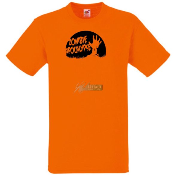 Zombie Apocalypse férfi rövid ujjú póló