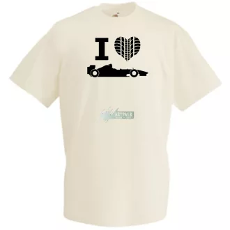 I Love Formula 1 férfi rövid ujjú póló