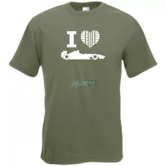 I Love Formula 1 férfi rövid ujjú póló