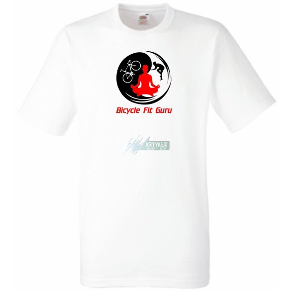 Bicycle Fit Guru férfi rövid ujjú póló