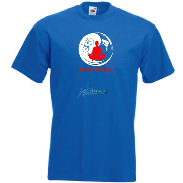 Bicycle Fit Guru férfi rövid ujjú póló