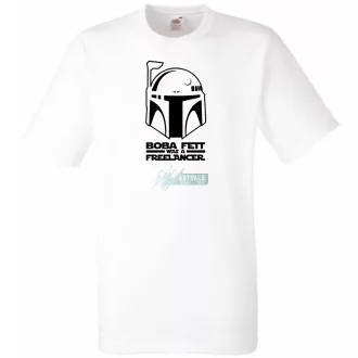 Boba Fett Was A Freelancer férfi rövid ujjú póló