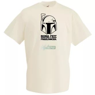 Boba Fett Was A Freelancer férfi rövid ujjú póló