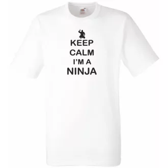 Keep Calm I'M A Ninja férfi rövid ujjú póló