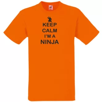 Keep Calm I'M A Ninja férfi rövid ujjú póló