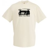 Autó fan Nissan Skyline GT-R minima férfi rövid ujjú póló