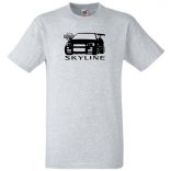 Autó fan Nissan Skyline GT-R minima férfi rövid ujjú póló