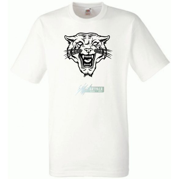 Dühös tigris férfi rövid ujjú póló