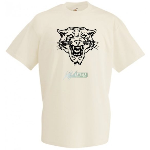 Dühös tigris férfi rövid ujjú póló