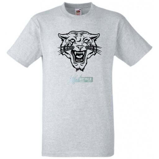 Dühös tigris férfi rövid ujjú póló