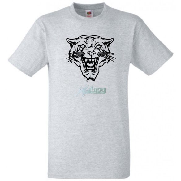 Dühös tigris férfi rövid ujjú póló