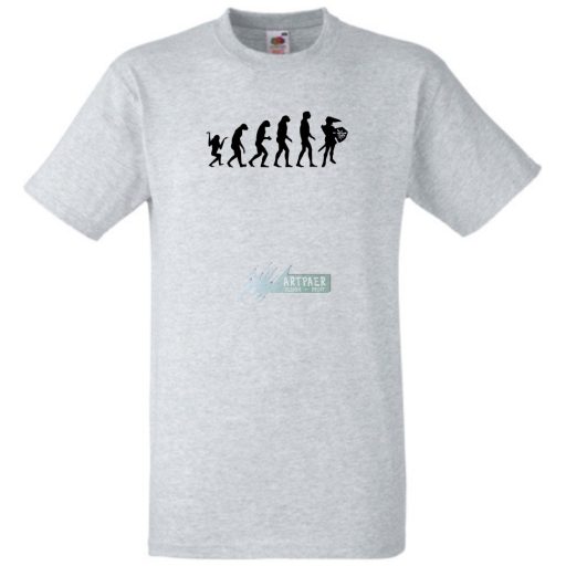 Evolution of Zelda styled -A férfi rövid ujjú póló