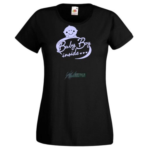 Baby Baby Boy Inside női rövid ujjú póló