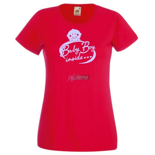 Baby Baby Boy Inside női rövid ujjú póló