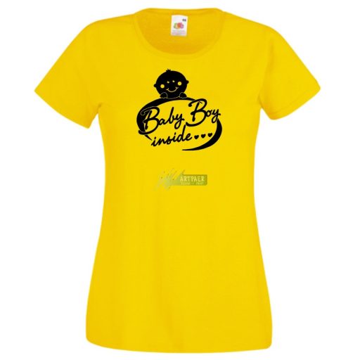 Baby Baby Boy Inside női rövid ujjú póló