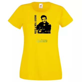 Rock & Roll Legend - Elvis Presley női rövid ujjú póló