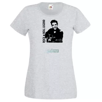 Rock & Roll Legend - Elvis Presley női rövid ujjú póló